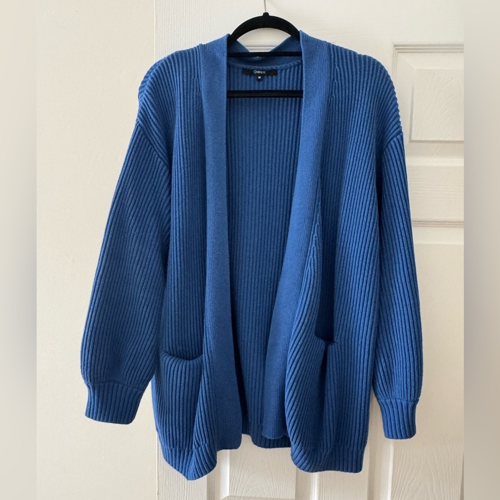 100% Organic Cotton Oversized Cardigan